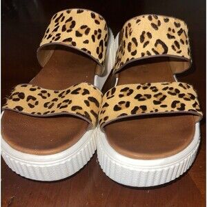 Altard State Shoes Iana Slip On Sandals Cheetah Women’s Size 8.5